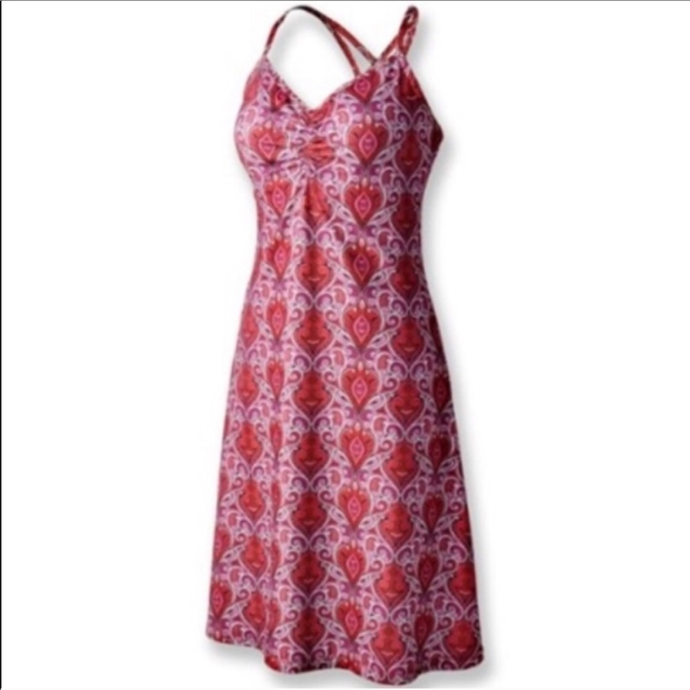 Prana Athletic Halter Printed Dress